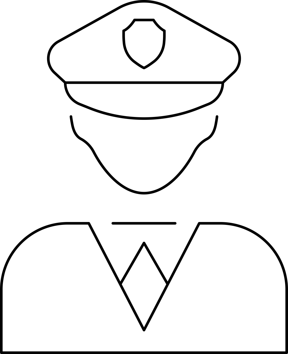 Icon of a Police person. 